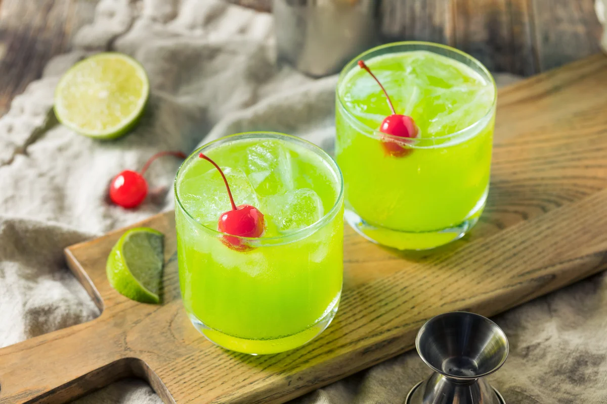 Homemade Midori Sour