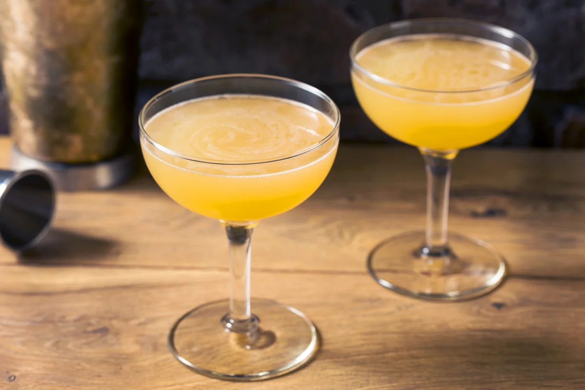 Boozy Refreshing Cognac Between the Sheets Cocktail