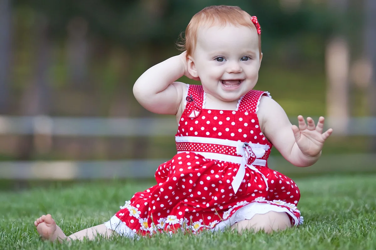 baby girl red dress