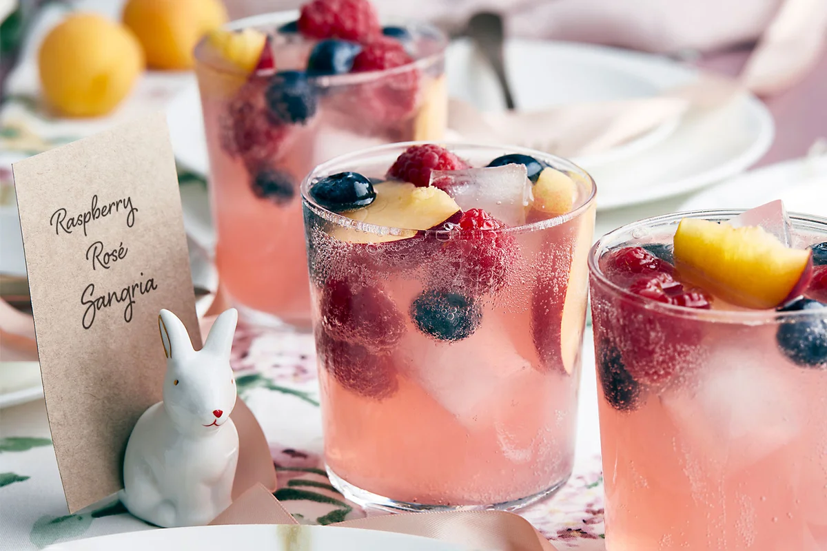 raspberry rose sangria