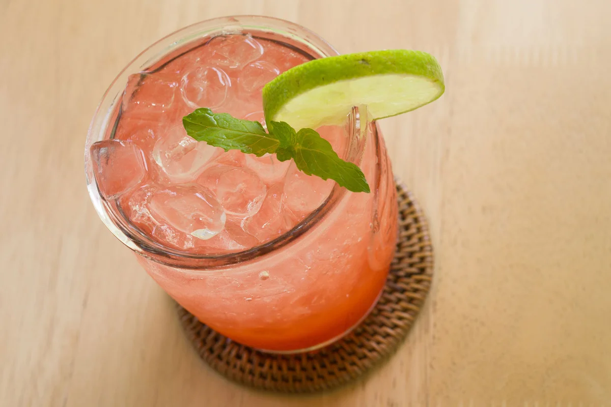 Hoppin Margarita with lime