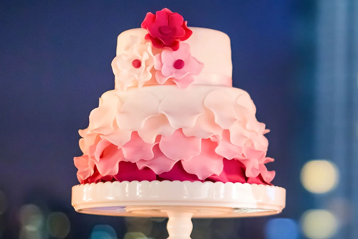 Ombre Petal Cake