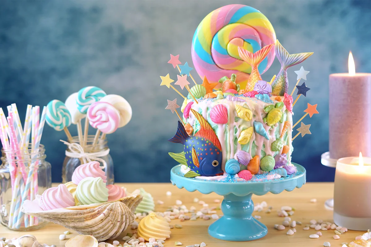 Mermaid Candyland Cake
