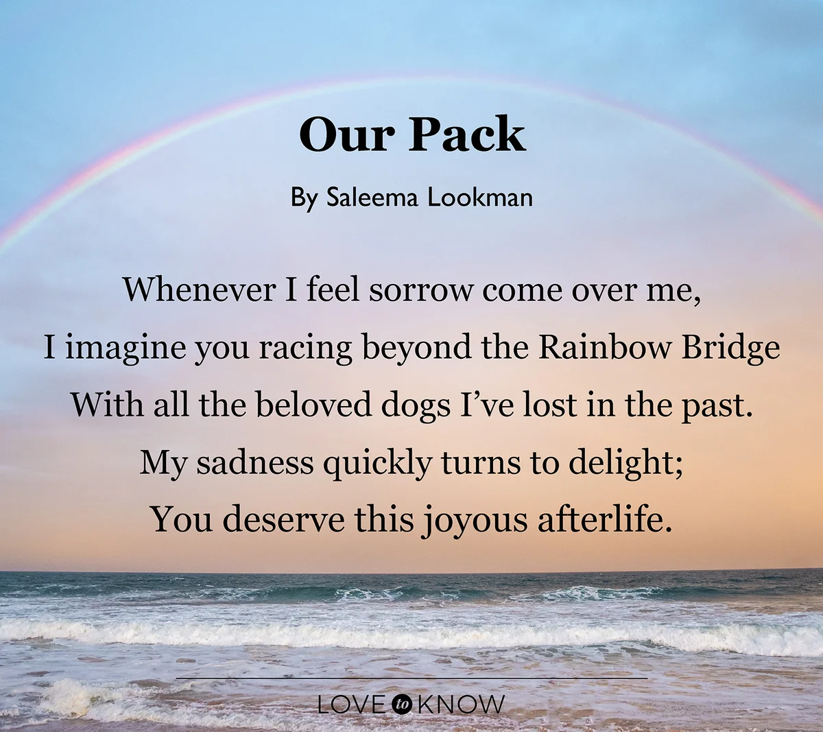 Our pack poem