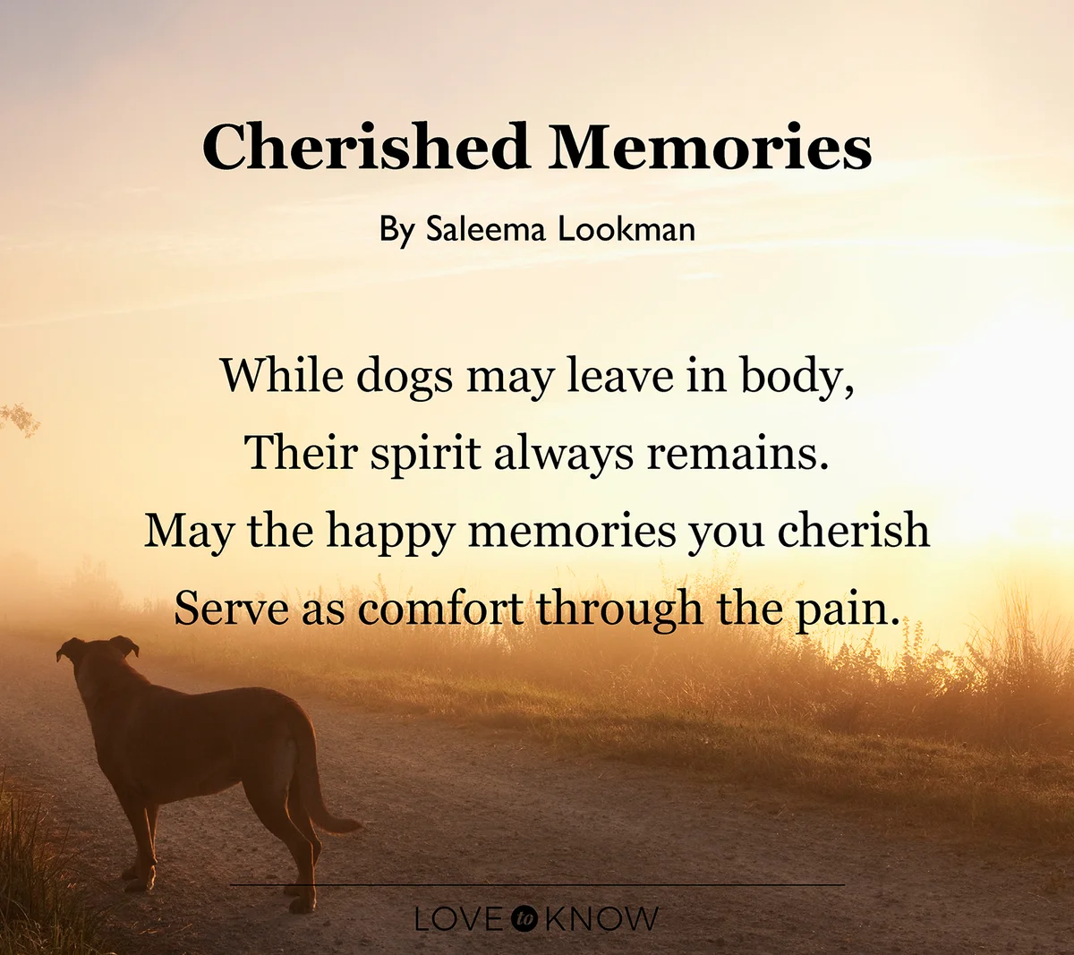 Cherished memories poem