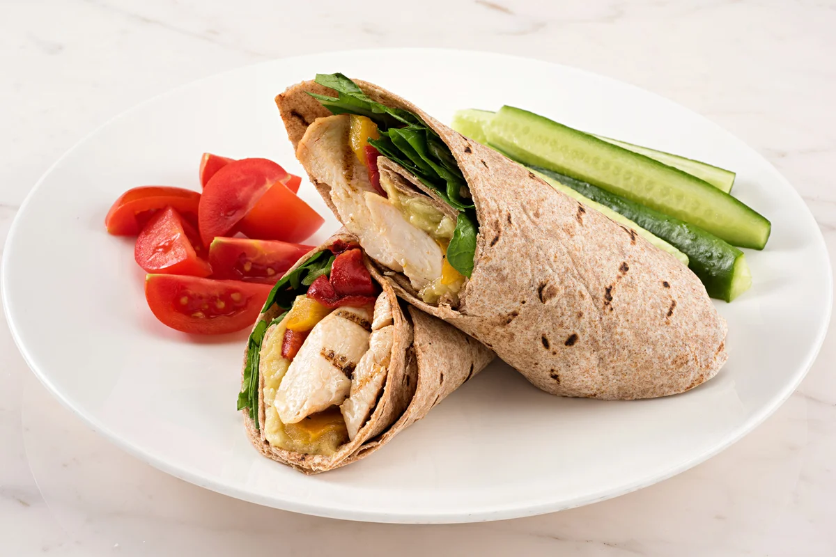 Wrap with Whole Wheat Lavash