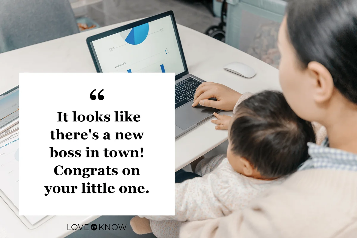 How to Congratulate Your Boss on Their New Baby