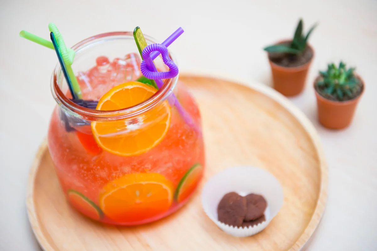 Summer Peach Fishbowl