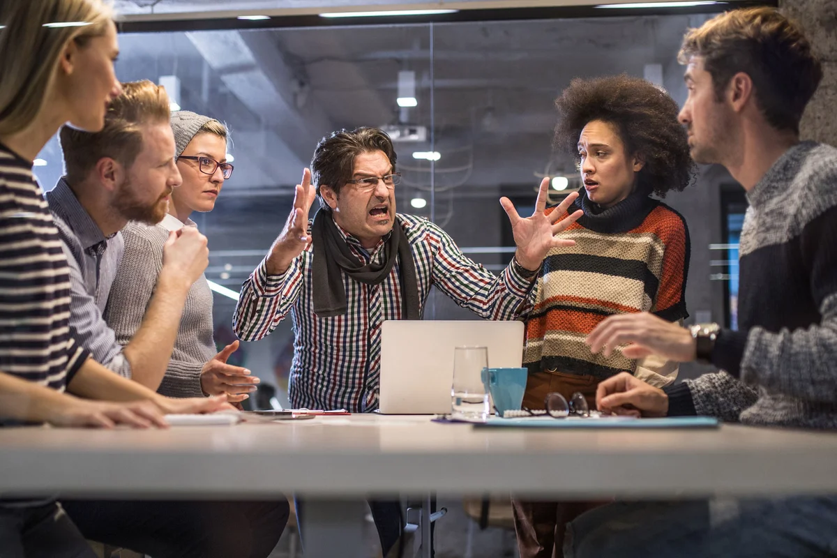 Aries overbearing boss yelling at employees
