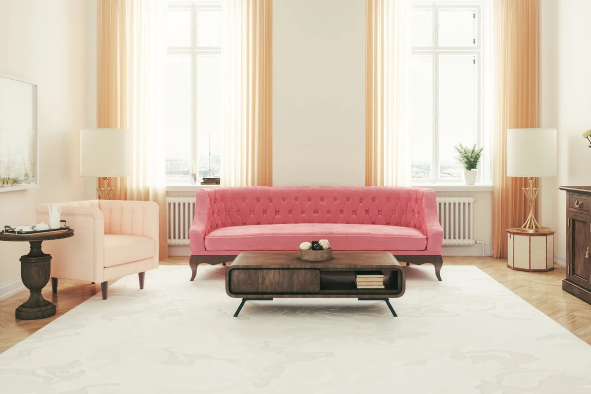 Retro Living Room Interior Design