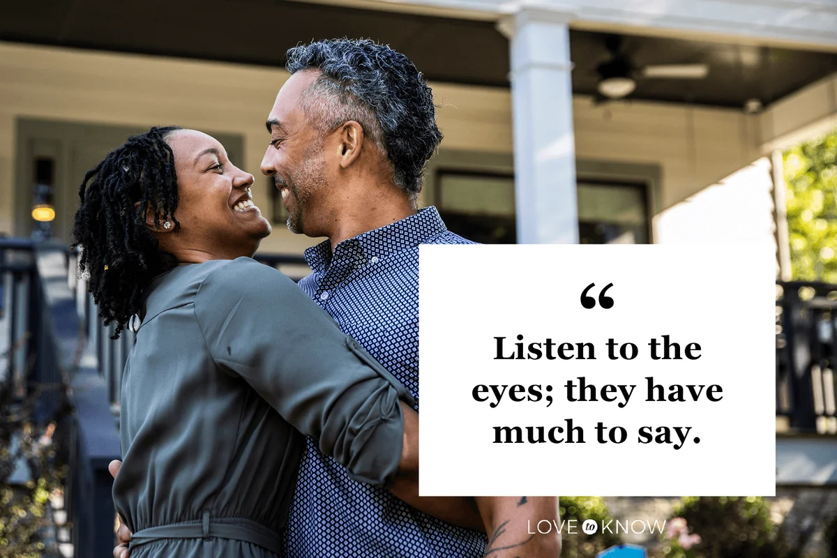 Romantic Quote About Eye Contact