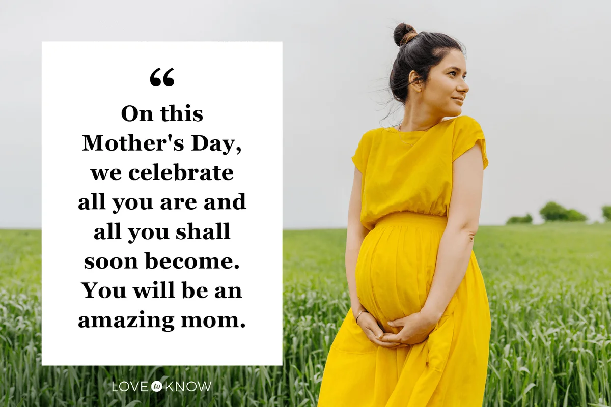 Heartfelt Happy Mother's Day Message for Moms-to-Be