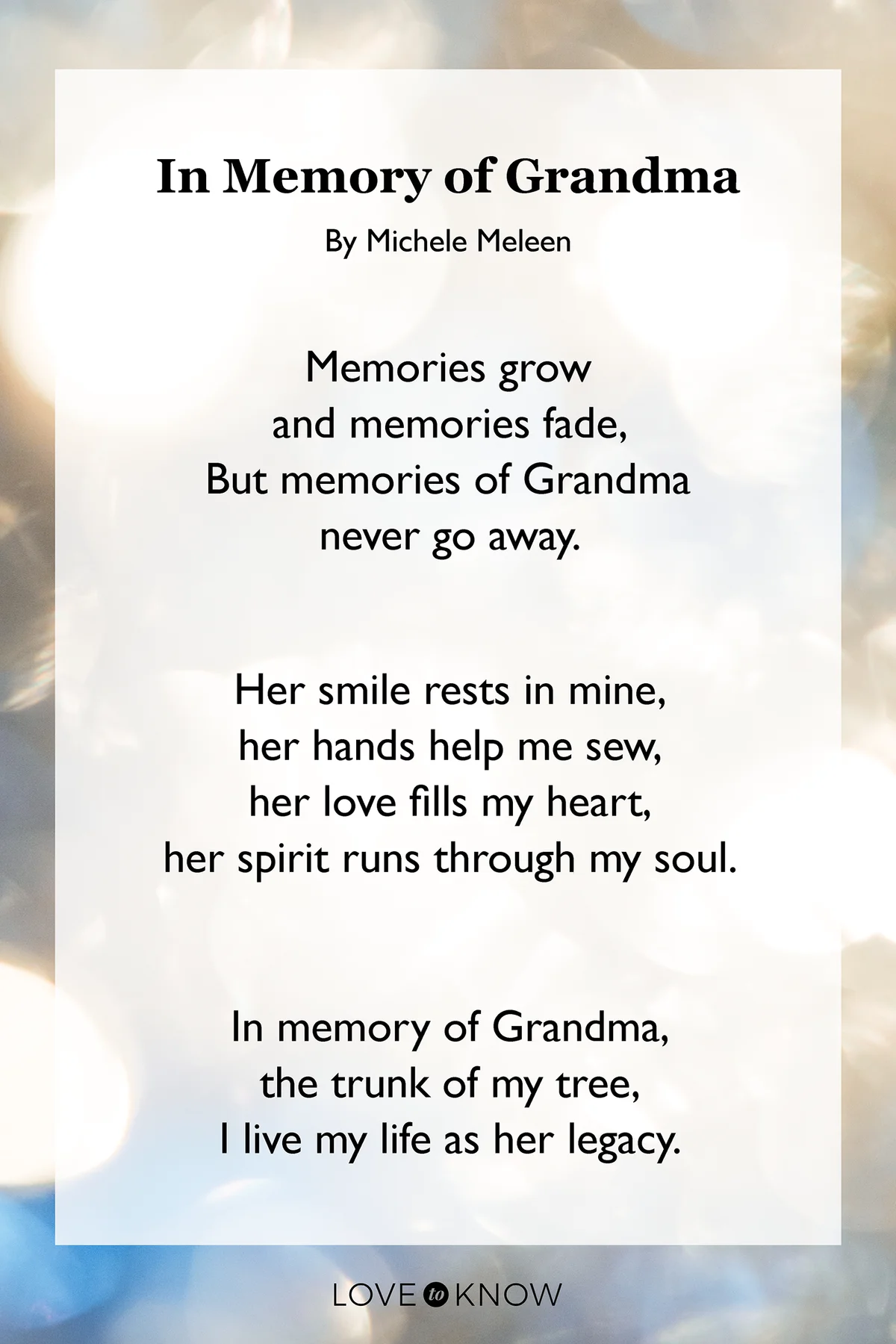 Glittery blue and white holiday background and poem