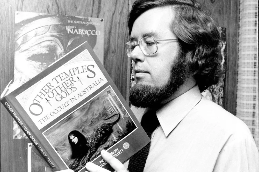 Author Nevill Drury and his book on the Occult