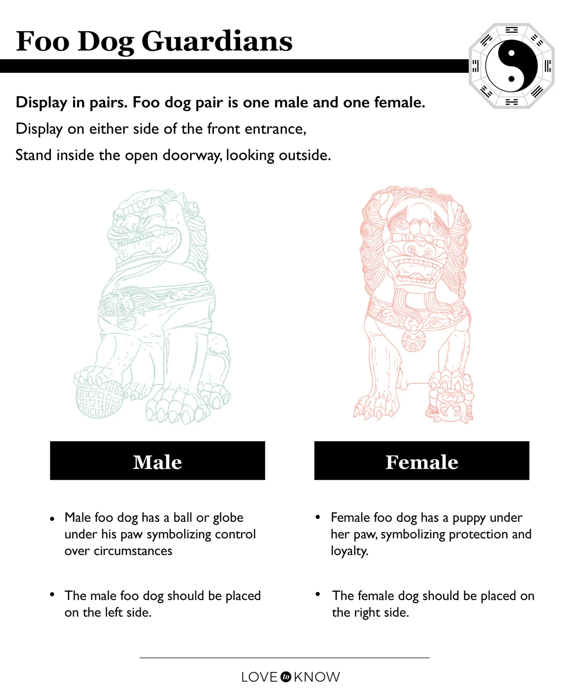 Foo dog guardians infographic