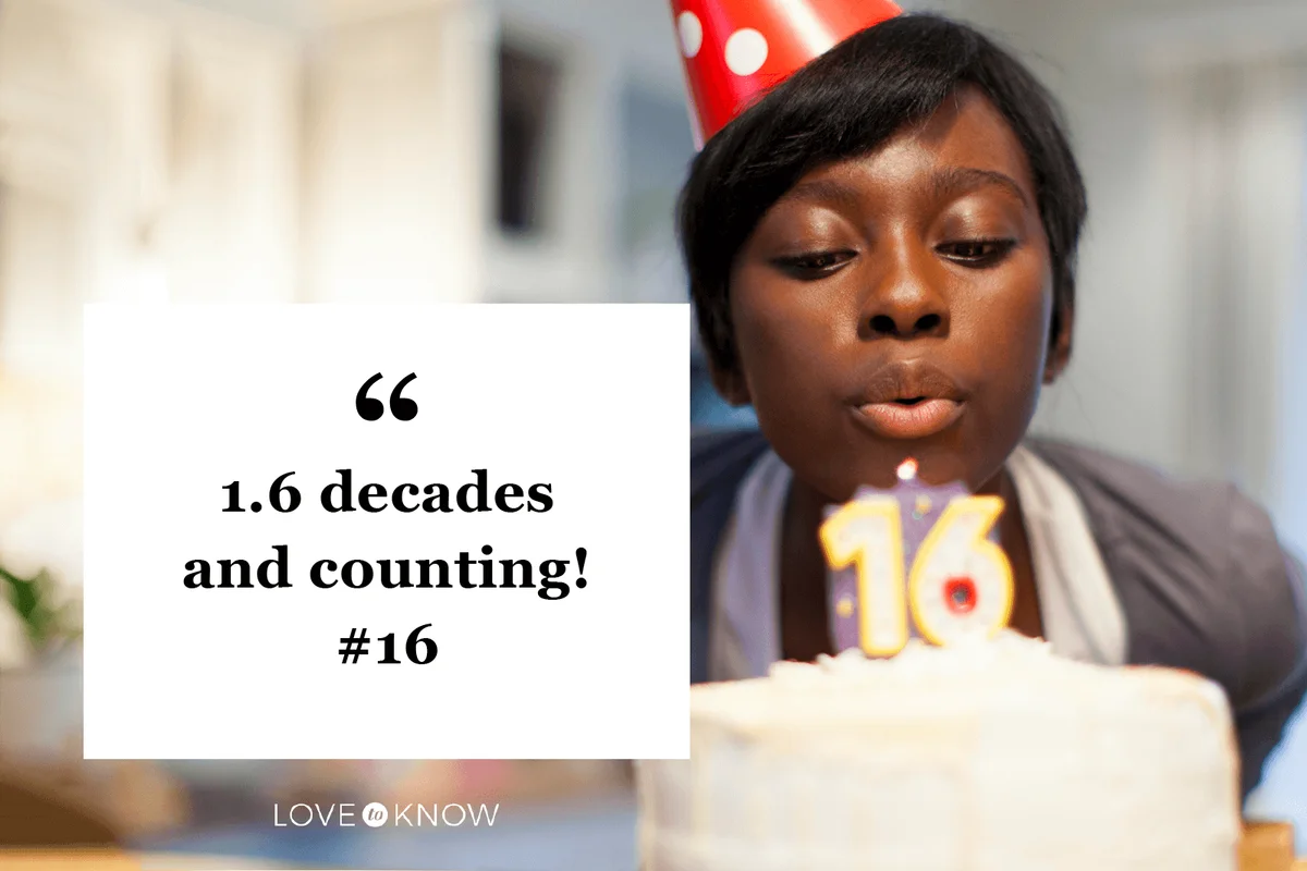 Funny 16th Birthday Caption for Instagram