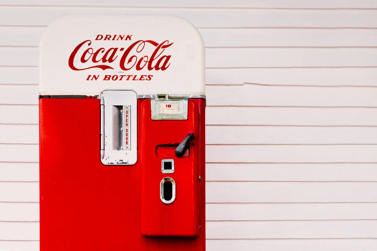Vintage Coca Cola Vending Machine