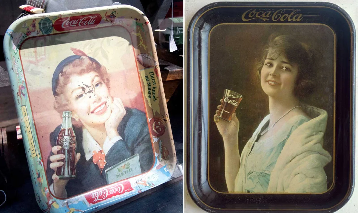 vintage Coca-Cola Trays