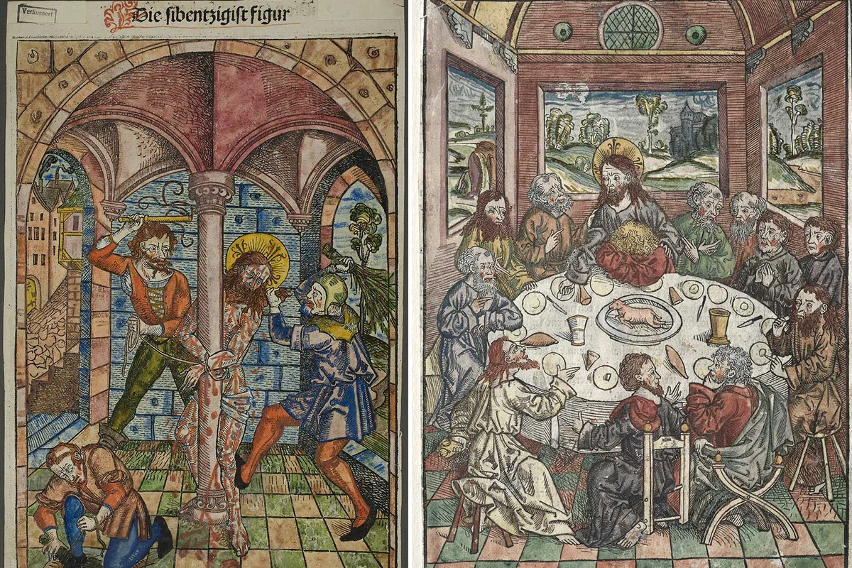 The Last Supper and The Scourging of Christ Schatzbehalter