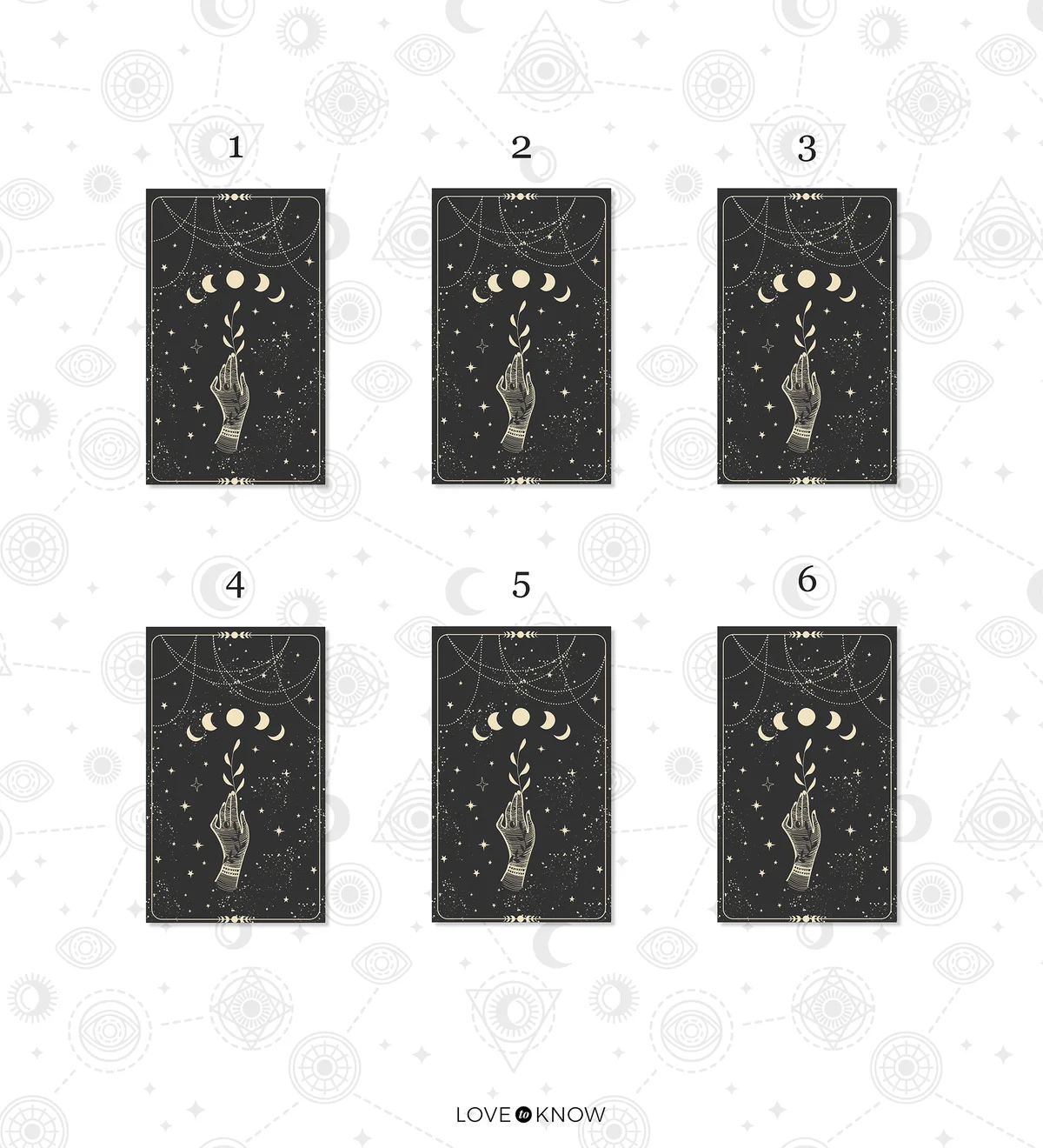 The six card major arcana spread