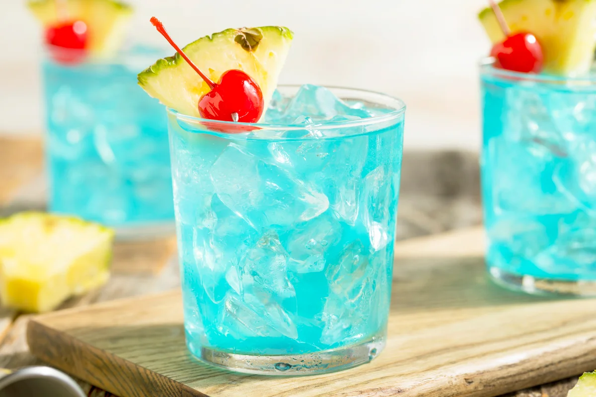 Refreshing Blue Hawaii Cocktail Punch