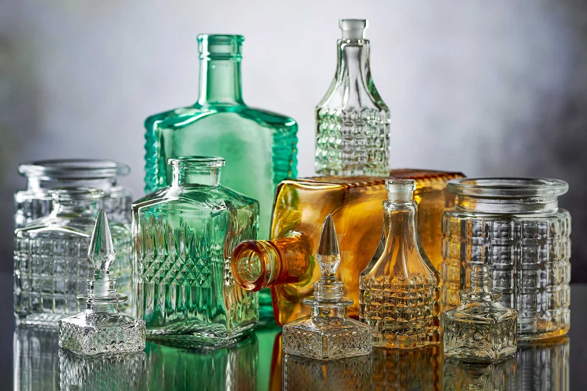 variety of bottles to infuse vodka