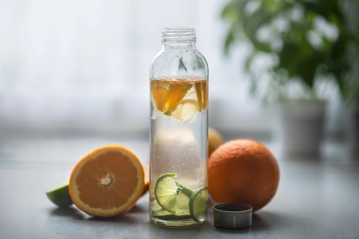 orange and lime infused vodka