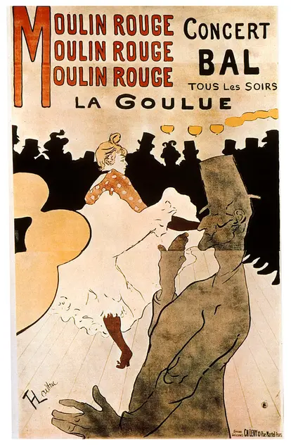 La Goulue au Moulin Rouge, 1892. Artist: Henri de Toulouse-Lautrec