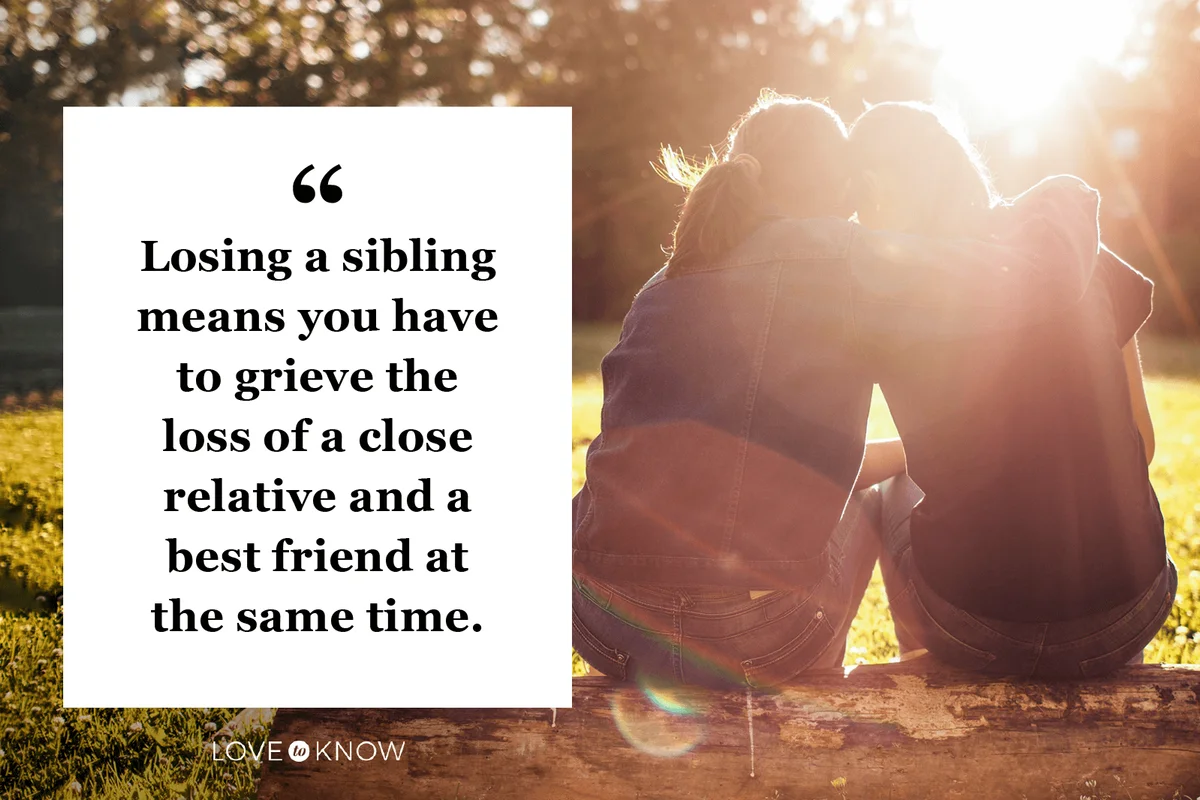 Sibling Loss Quote