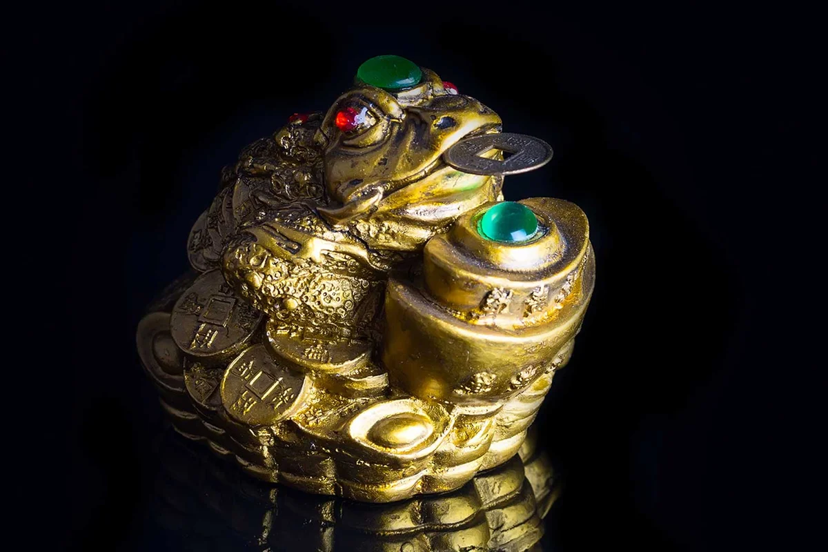 feng shui money frog