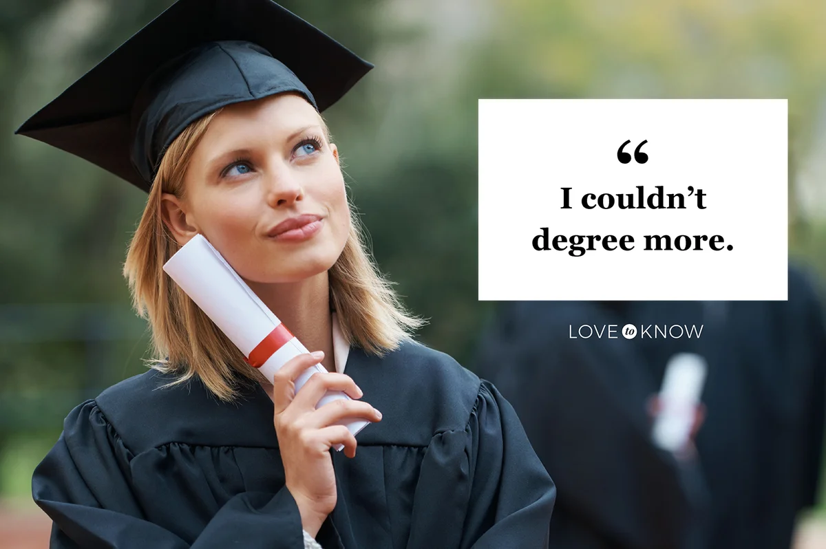 Young woman holding her degree