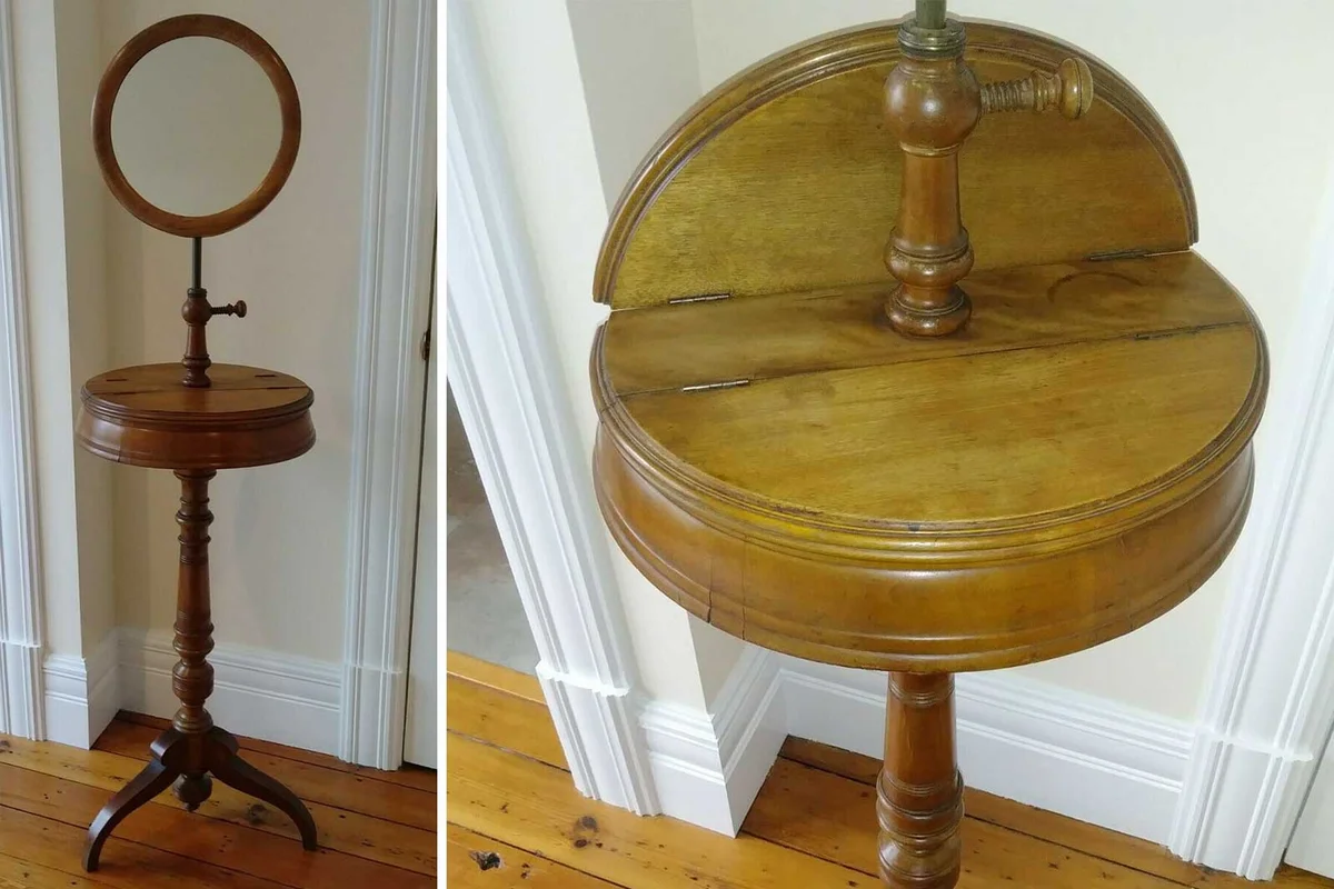 Antique Adjustable Shaving Stand from karenelisa Ebay store