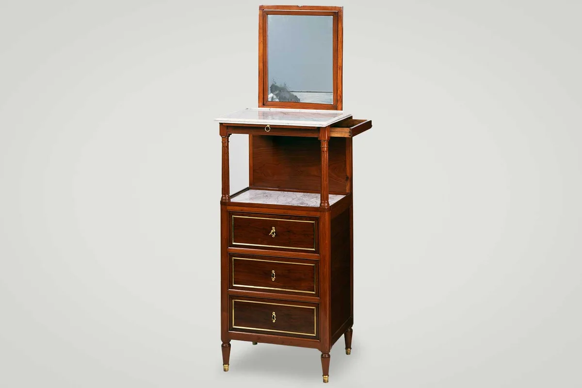 Louis XVI style mahogany shaving stand