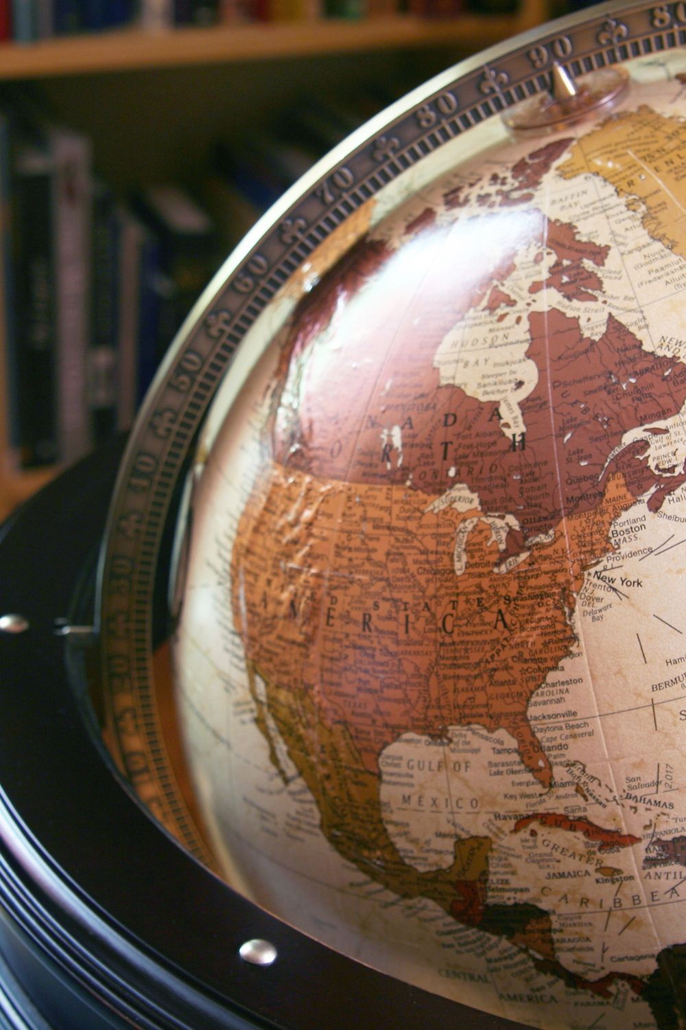 Vintage Globes Create a Timeless Feel