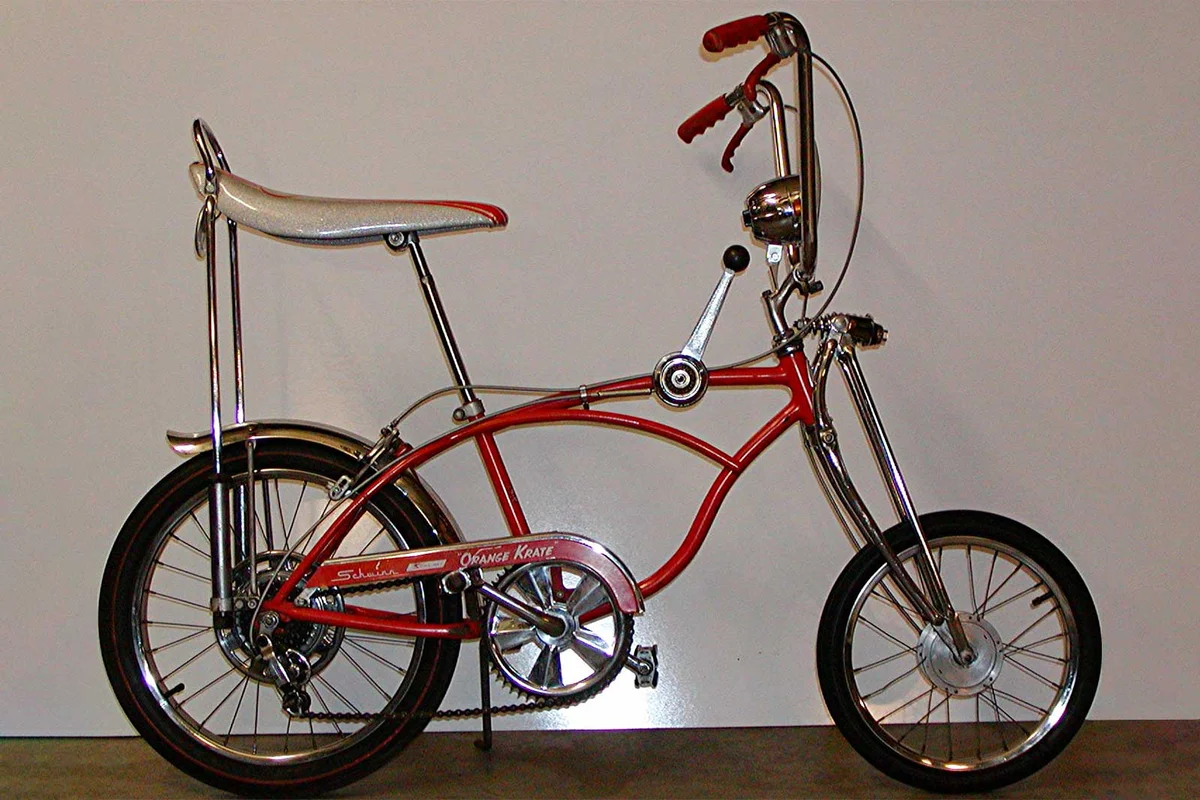 Schwinn Sting Ray Orange Krate 1968 bicycle