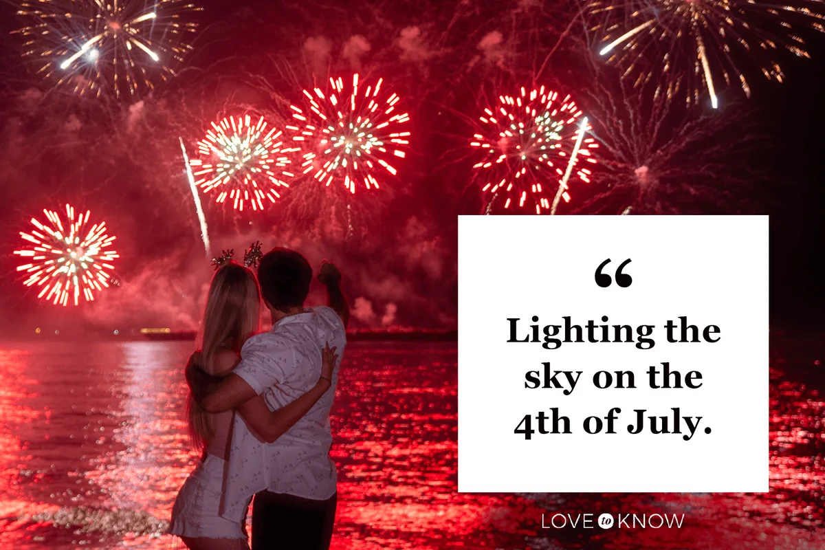 Flashy Fireworks Quote