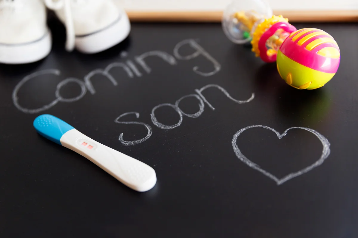 Baby coming soon sign