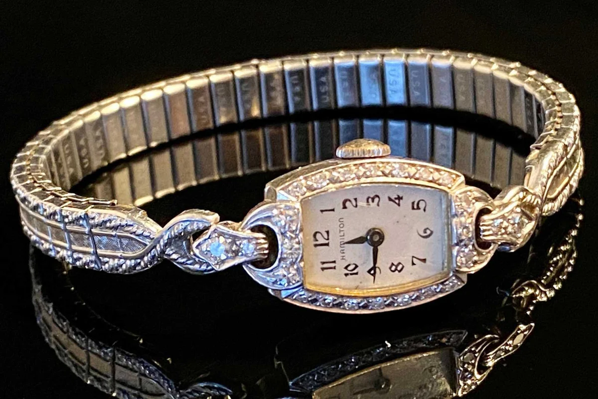 Platinum Art Deco Hamilton Bracelet Wrist Watch