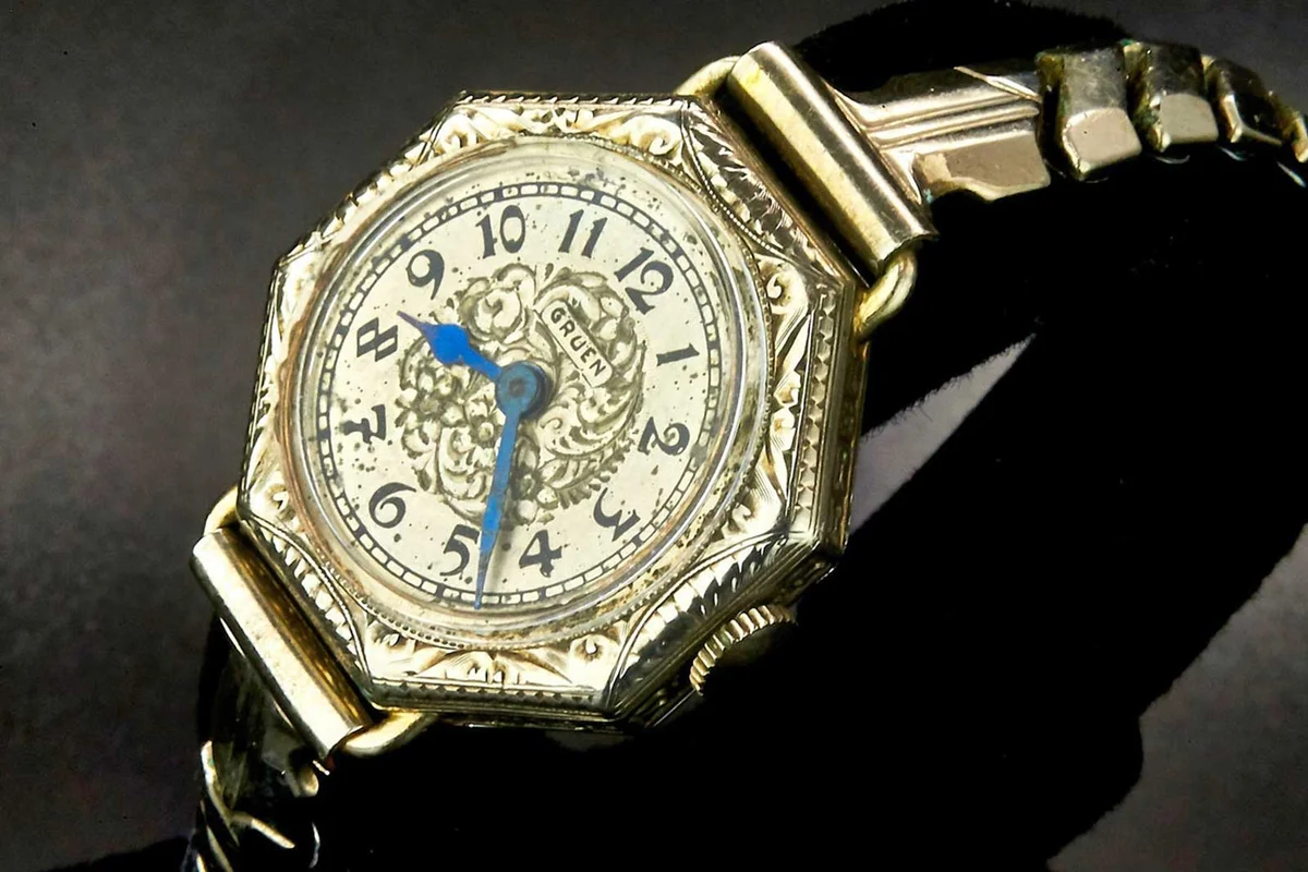 Wadsworth Art Deco Gruen Bracelet Wrist Watch
