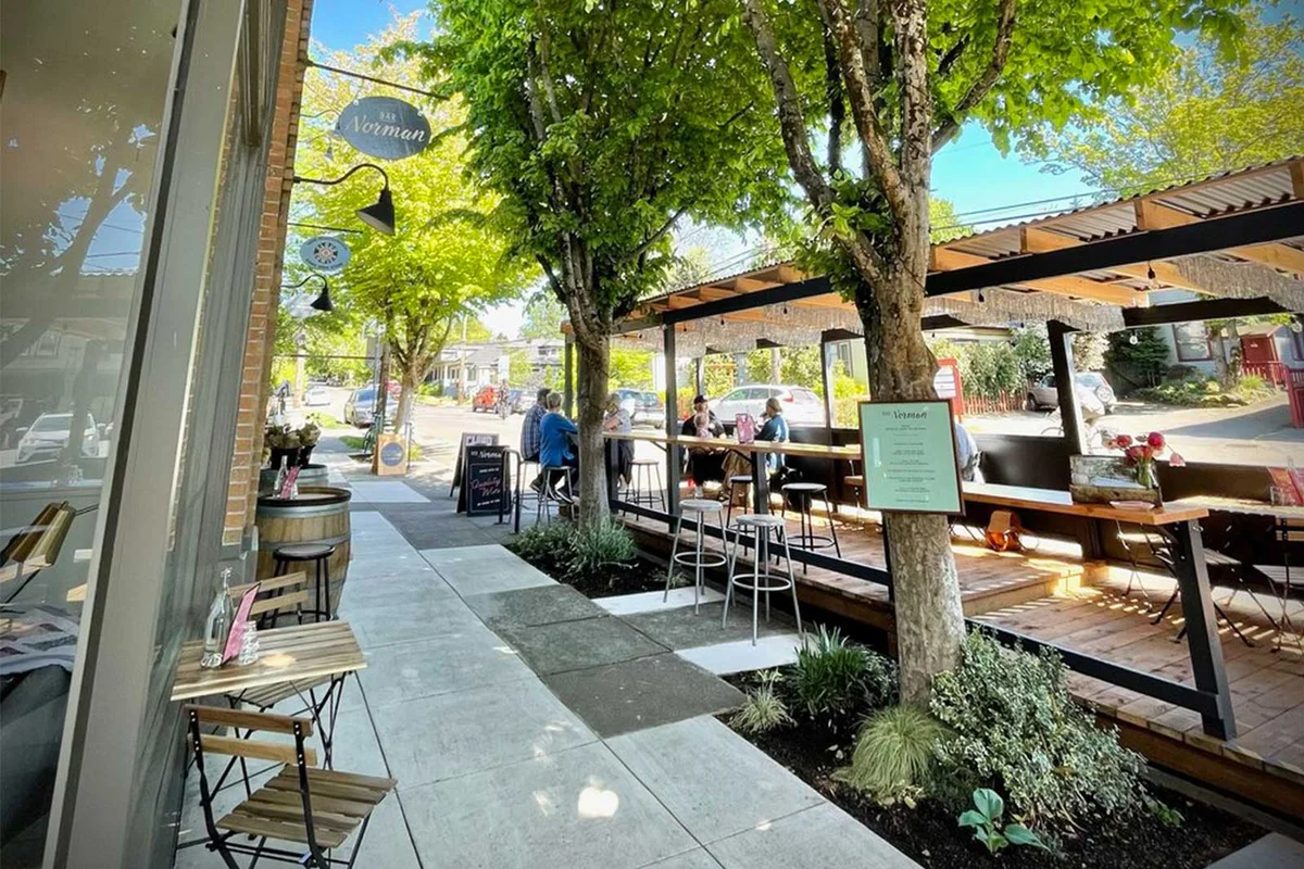 front exterior of Bar Norman
