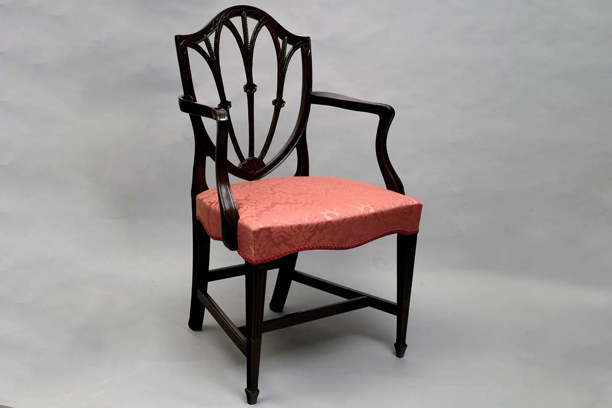 Cuban mahogany armchair ca 1780 by George Hepplewhite