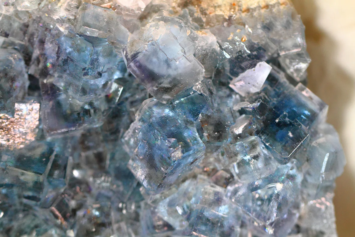 blue fluorite mineral as very nice natural background