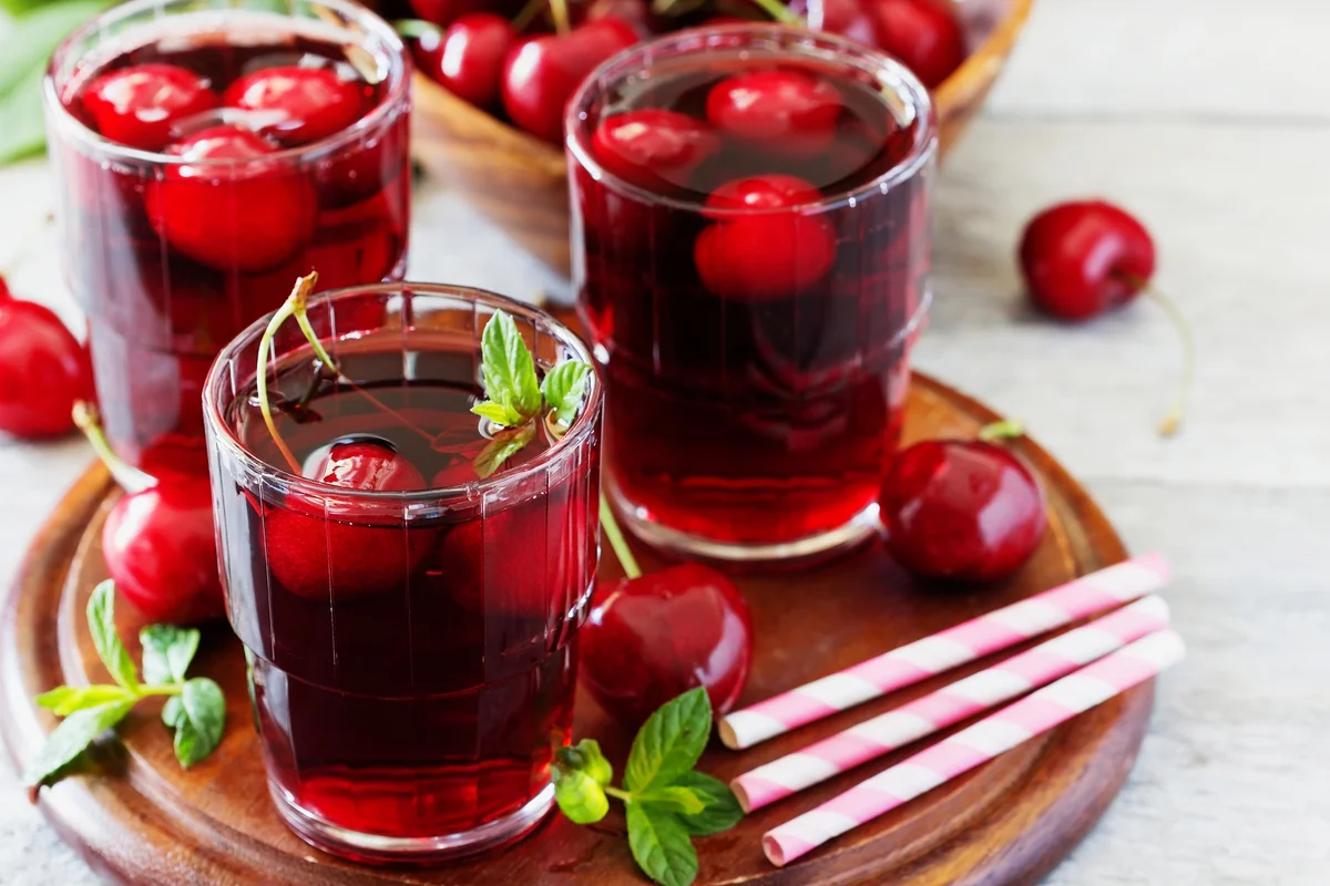 cherry pie infused vodka cocktail