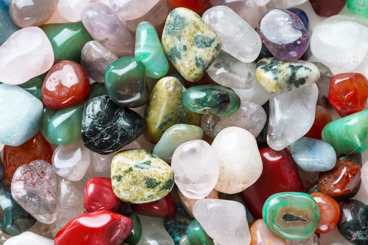 colorful mineral stones