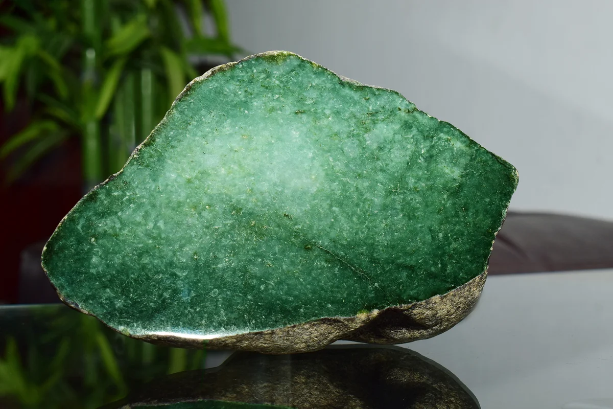 jewelry a green jade natural real jade