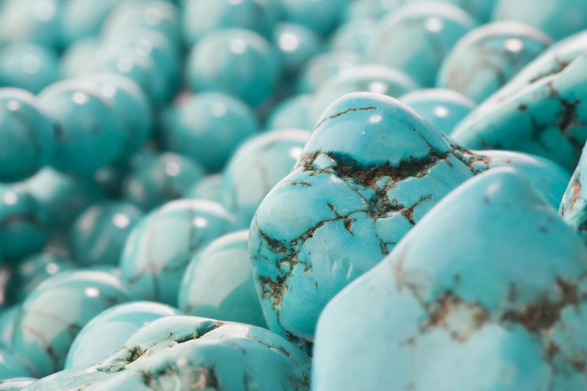 natural stone turquoise and beads