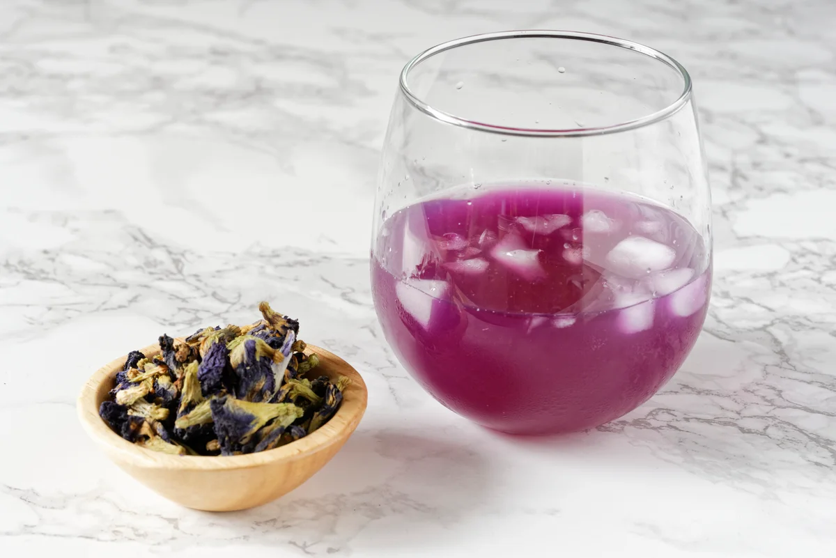 butterfly pea flower infused tequila