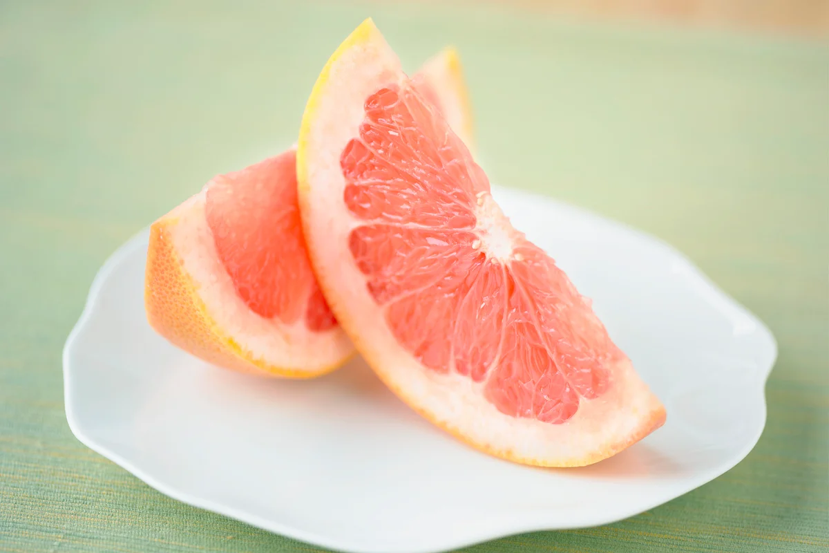 Pink Grapefruit Wedges