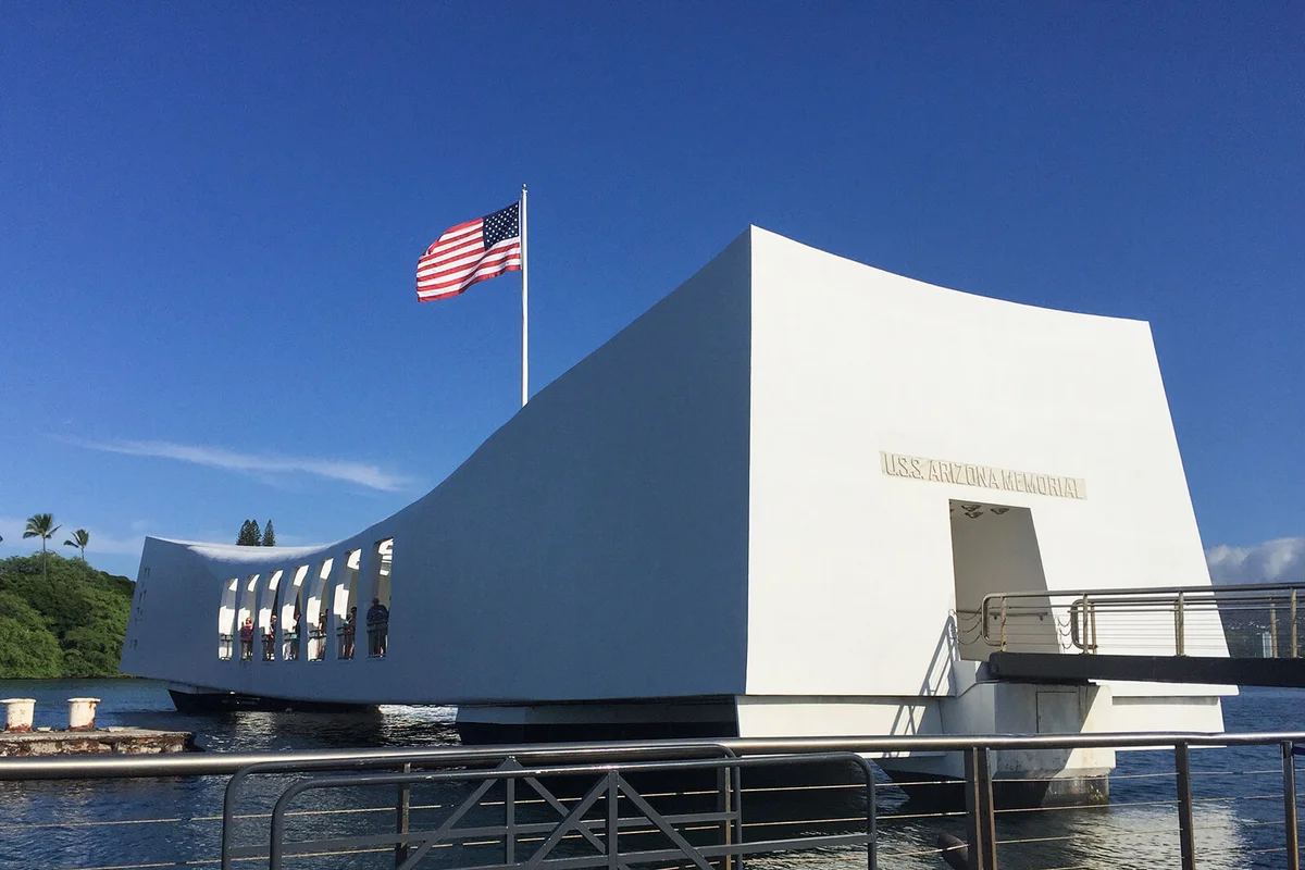 U.S.S. Arizona Memorial in Pearl Harbor, Hawaii
