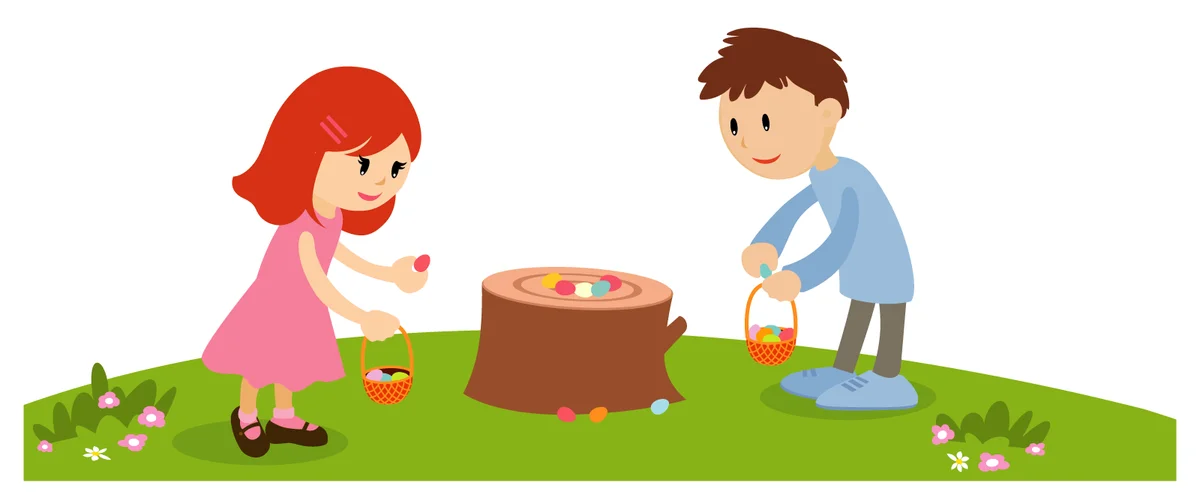 Easter Egg Hunt Clip Art